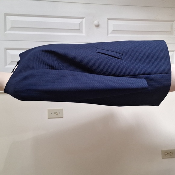 Women's Navy Lightweight Jacket/Coat Size Medium - Picture 7 of 11